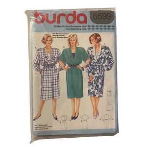 🧵 2 for 22$ 🧵 BURDA  Dresses Sewing Pattern 6599